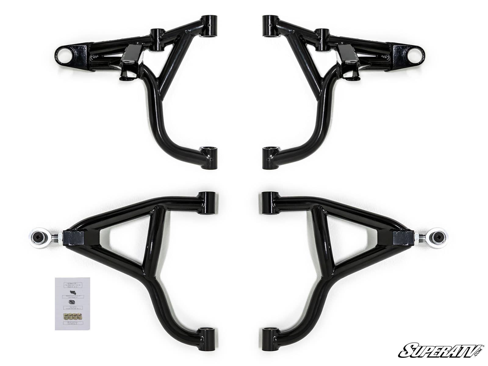 SuperATV Can-Am Maverick Trail High Clearance 1.5" Forward Offset A-Arms