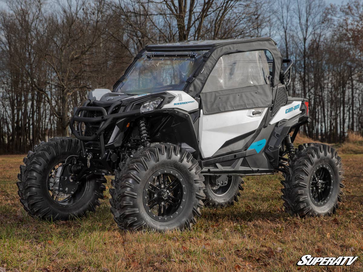SuperATV Can-Am Maverick Trail Primal Soft Cab Enclosure Upper Doors
