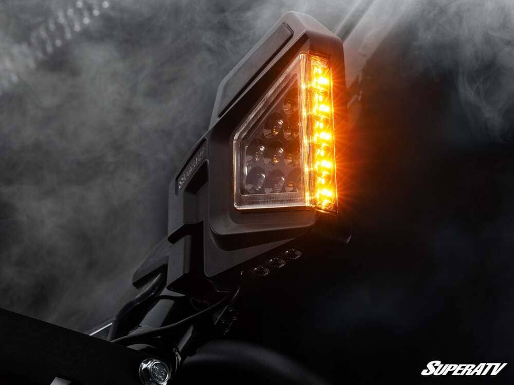 SuperATV CFMoto Dual Section LED Side View Mirrors