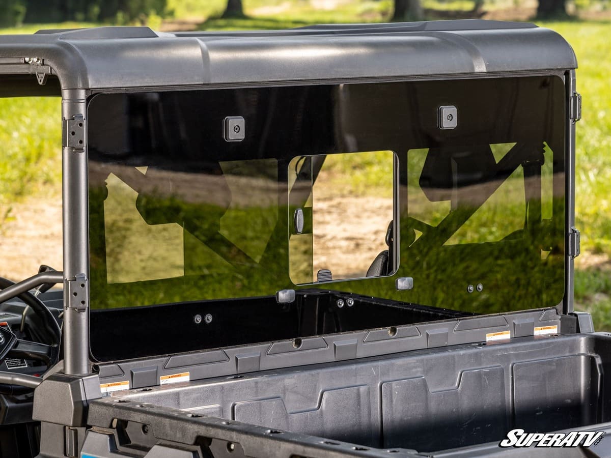 SuperATV CF Moto UForce 1000 Glass Sliding Rear Windshield