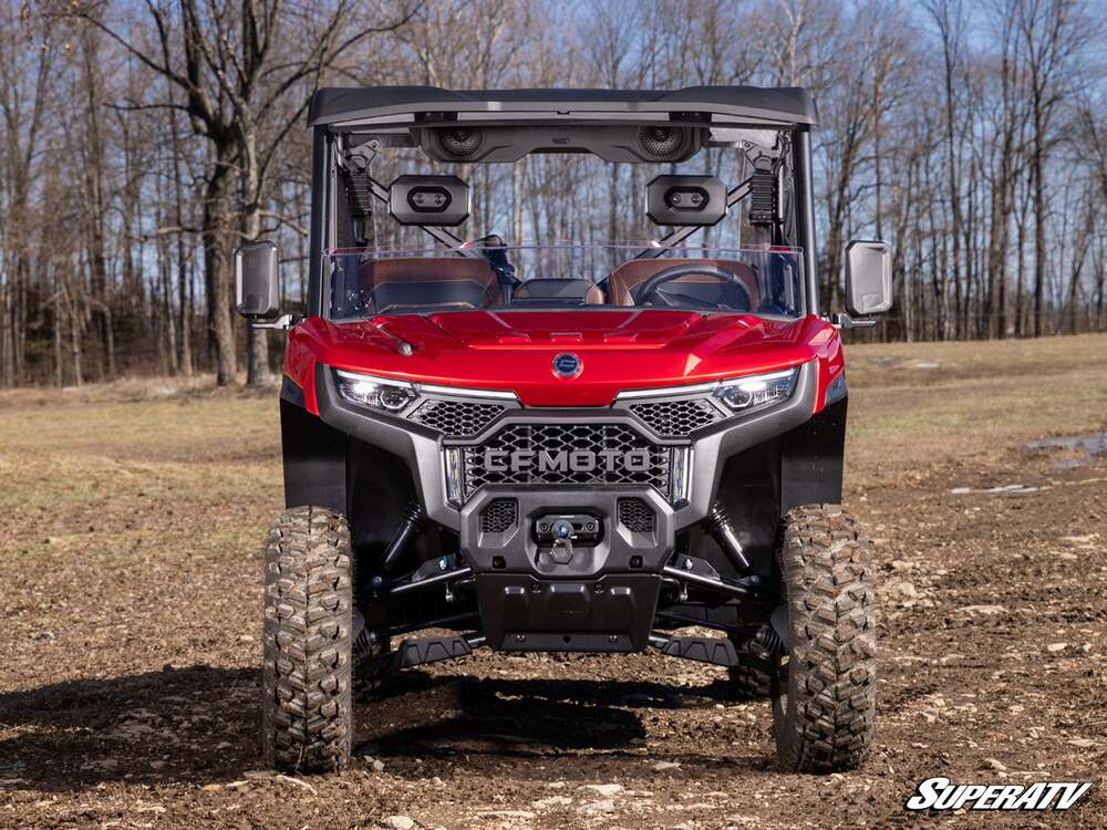 SuperATV CF Moto UForce U10 Pro Half Windshield