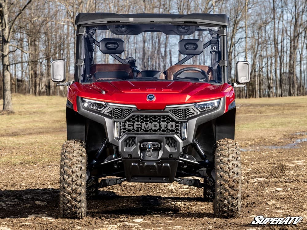 SuperATV CF Moto UForce U10 Pro Scratch-Resistant Full Windshield