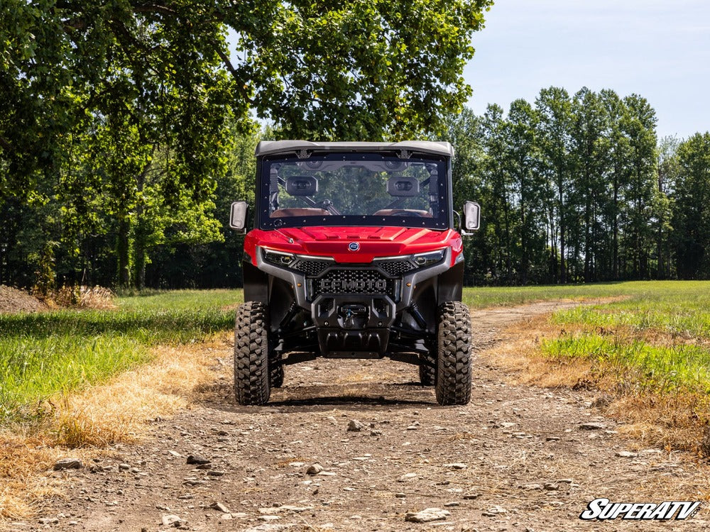 SuperATV CFMOTO '25+ UForce U10 Pro MaxDrive Power Flip Windshield