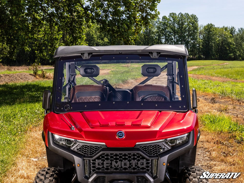 SuperATV CFMOTO '25+ UForce U10 Pro MaxDrive Power Flip Windshield