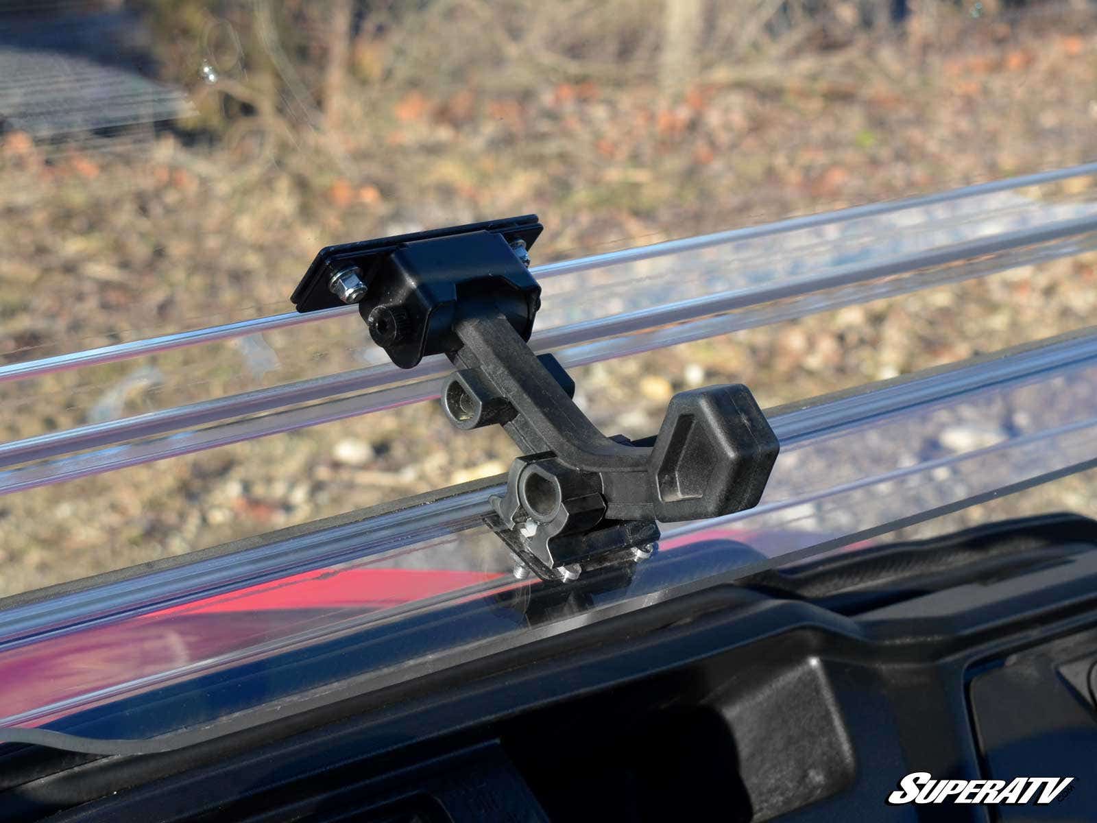 SuperATV Honda Pioneer 1000 Scratch-Resistant Flip Windshield