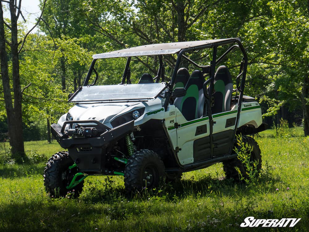 SuperATV Kawasaki Teryx S Scratch-Resistant Flip Down Windshield