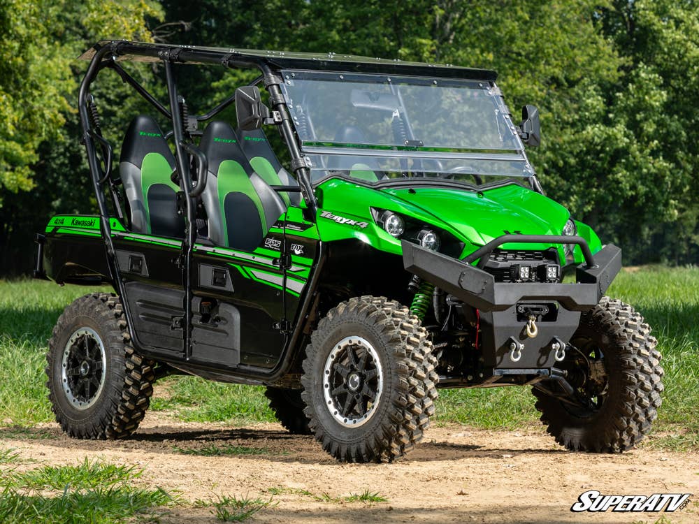 SuperATV Kawasaki Teryx S Scratch Resistant Flip Windshield