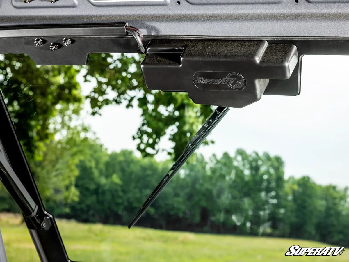 SuperATV MaxDrive Power UTV Windshield Flip Glass Electric Wiper Kit