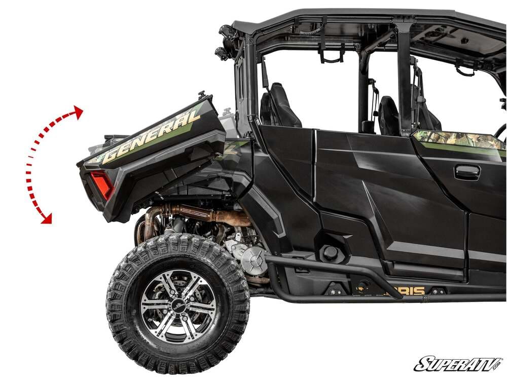 SuperATV Polaris General 1000 Electric Dump Bed Kit