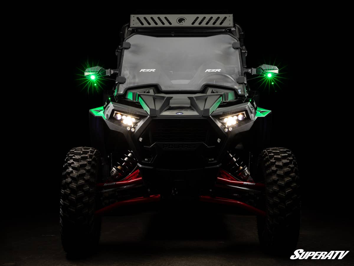 SuperATV Polaris Lighted Side View Mirrors