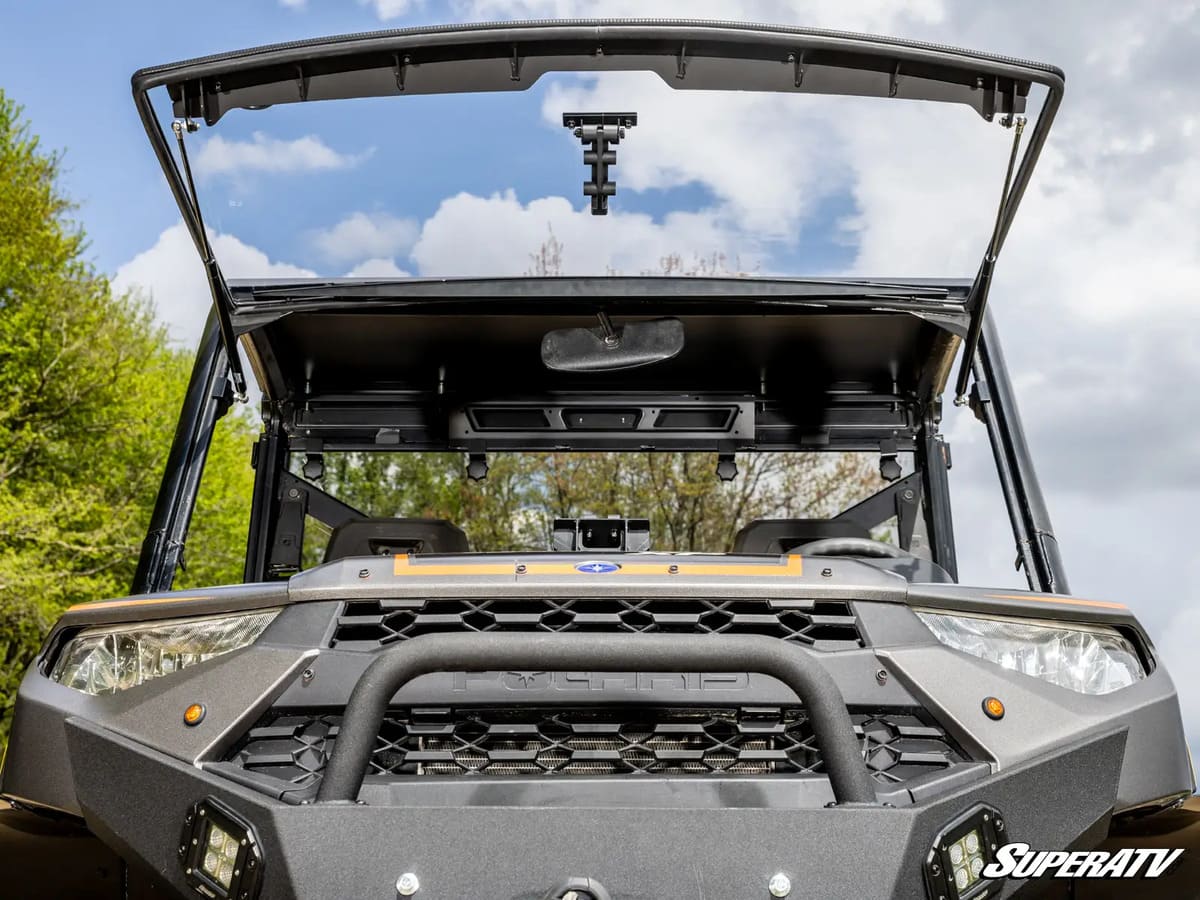 SuperATV Polaris Ranger 1000 Flip Windshield