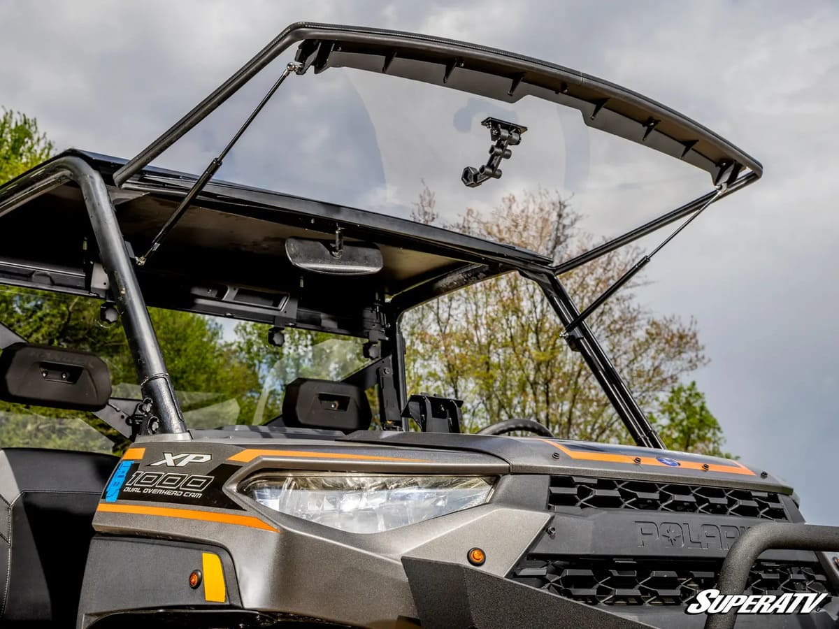 SuperATV Polaris Ranger 1000 Flip Windshield