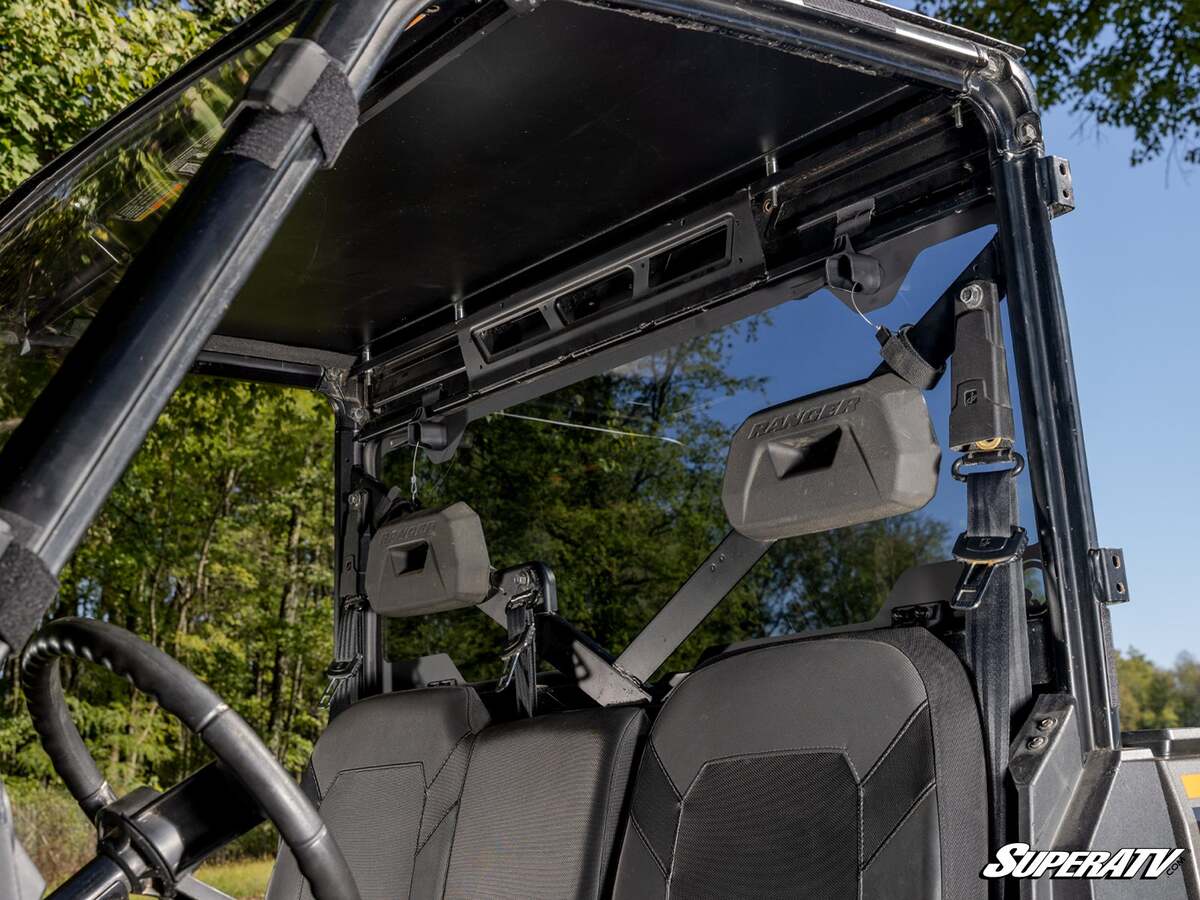 SuperATV Polaris Ranger 1000 Rear Glass Windshield