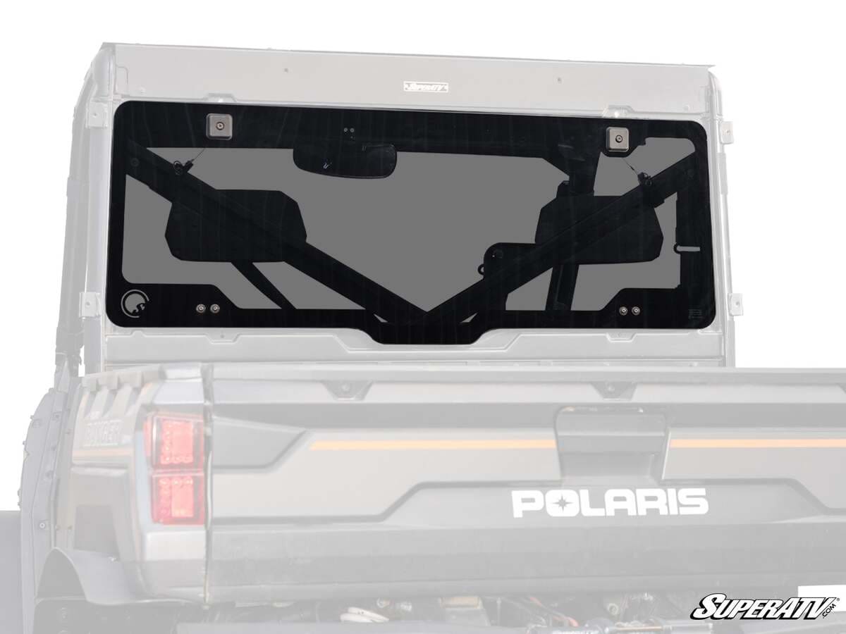 SuperATV Polaris Ranger XP 900 Rear Glass Windshield