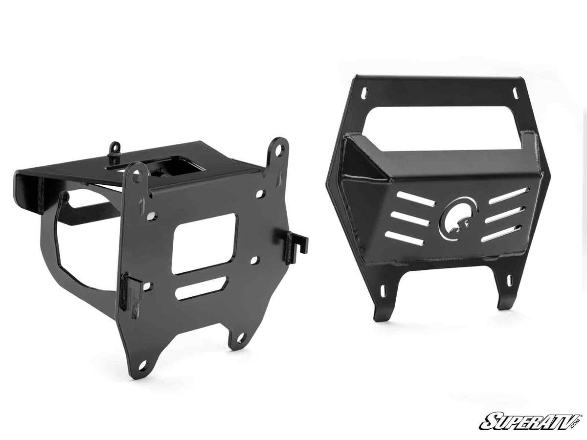 SuperATV Polaris RZR Pro R Winch Mounting Plate