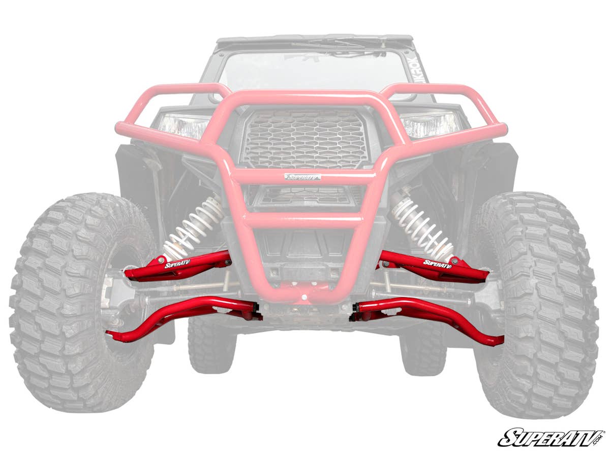SuperATV Polaris RZR Trail S 1000 High Clearance 1.5” Forward Offset A-Arms