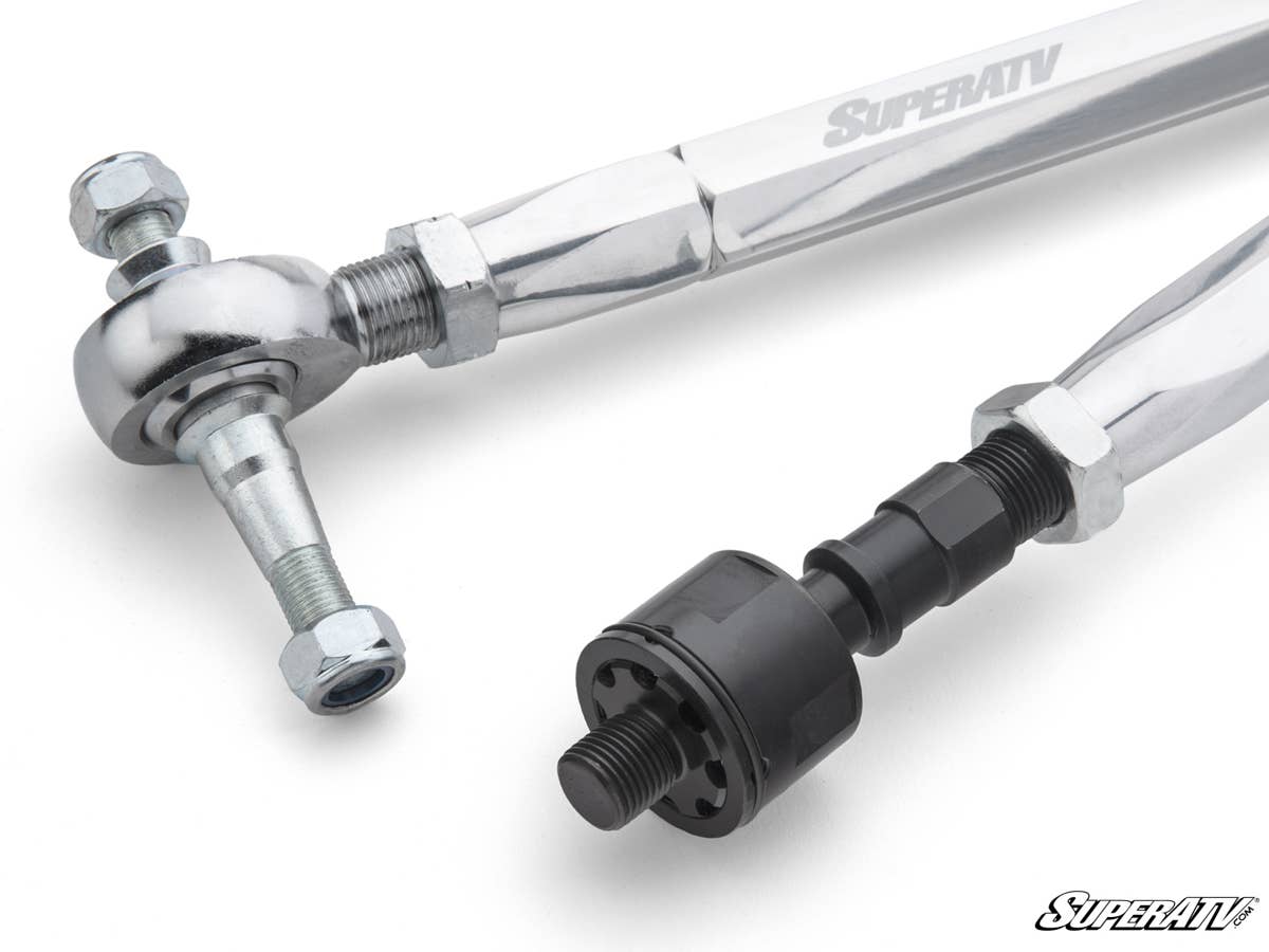 SuperATV Polaris RZR Turbo S RackBoss 2.0 Billet Aluminum Hex Tie Rod Kit