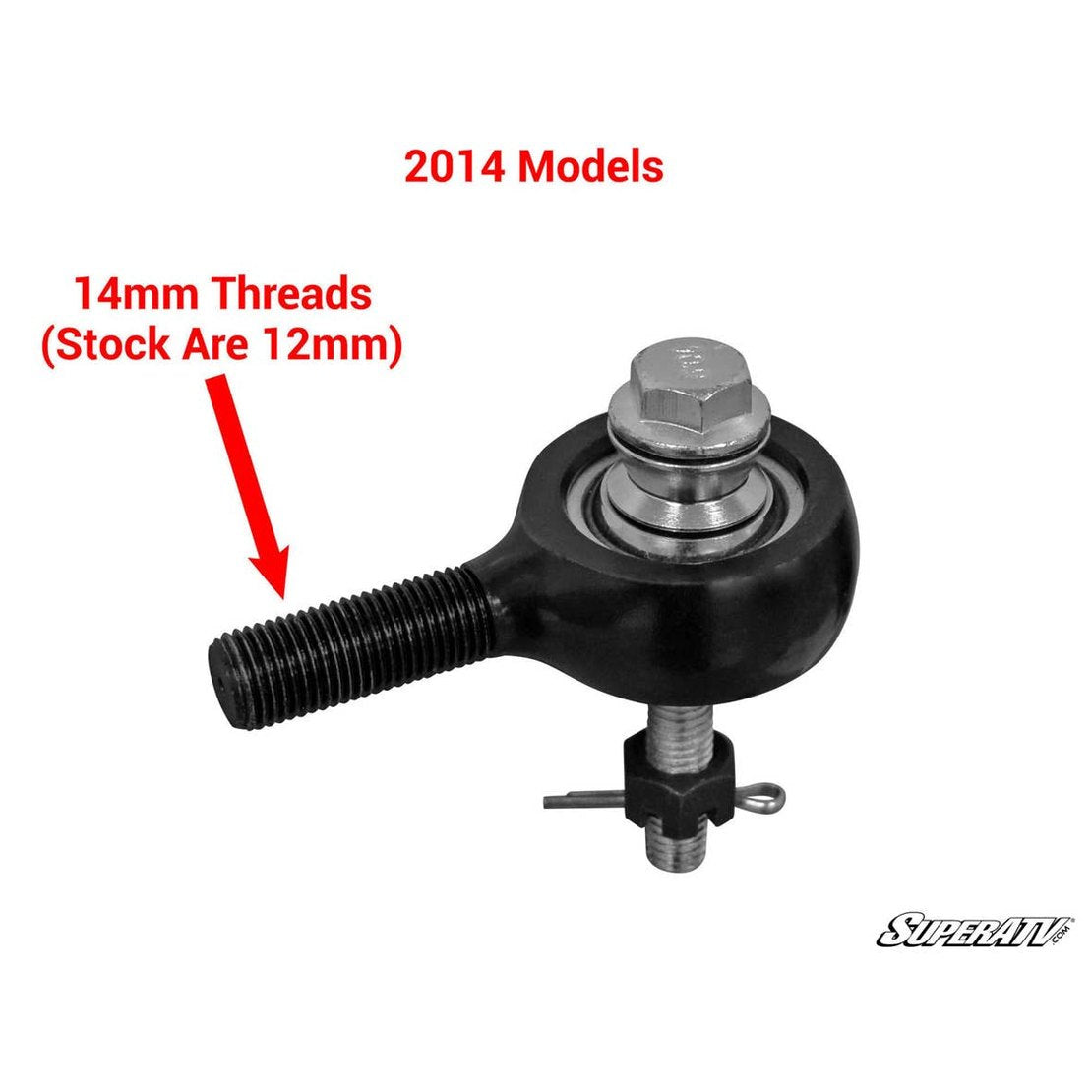 SuperATV Polaris RZR XP 1000 Z-Bend Tie Rod Kit