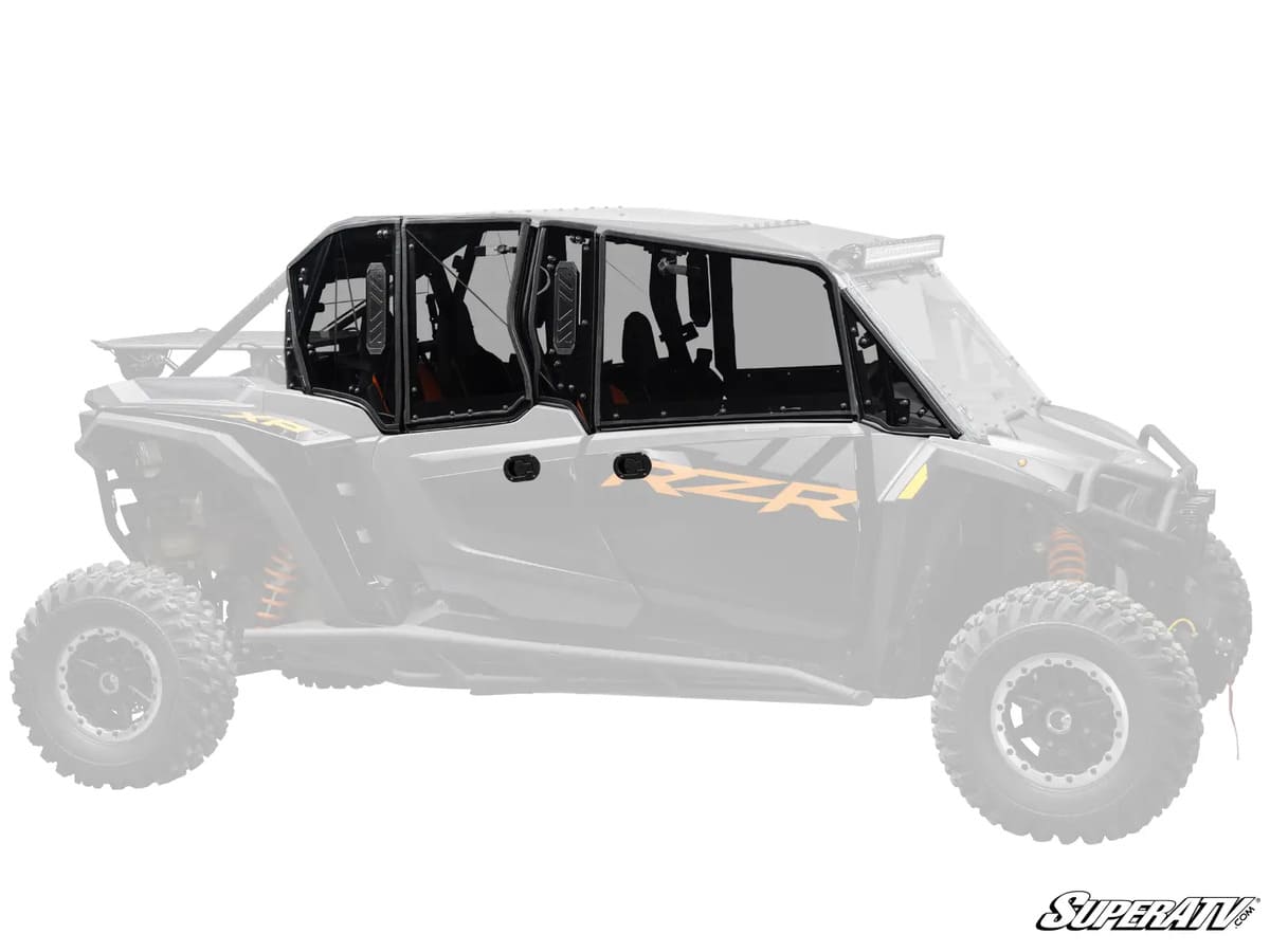 SuperATV 2024+ Polaris RZR XP 4 1000 Upper Doors Hard Cab Enclosure