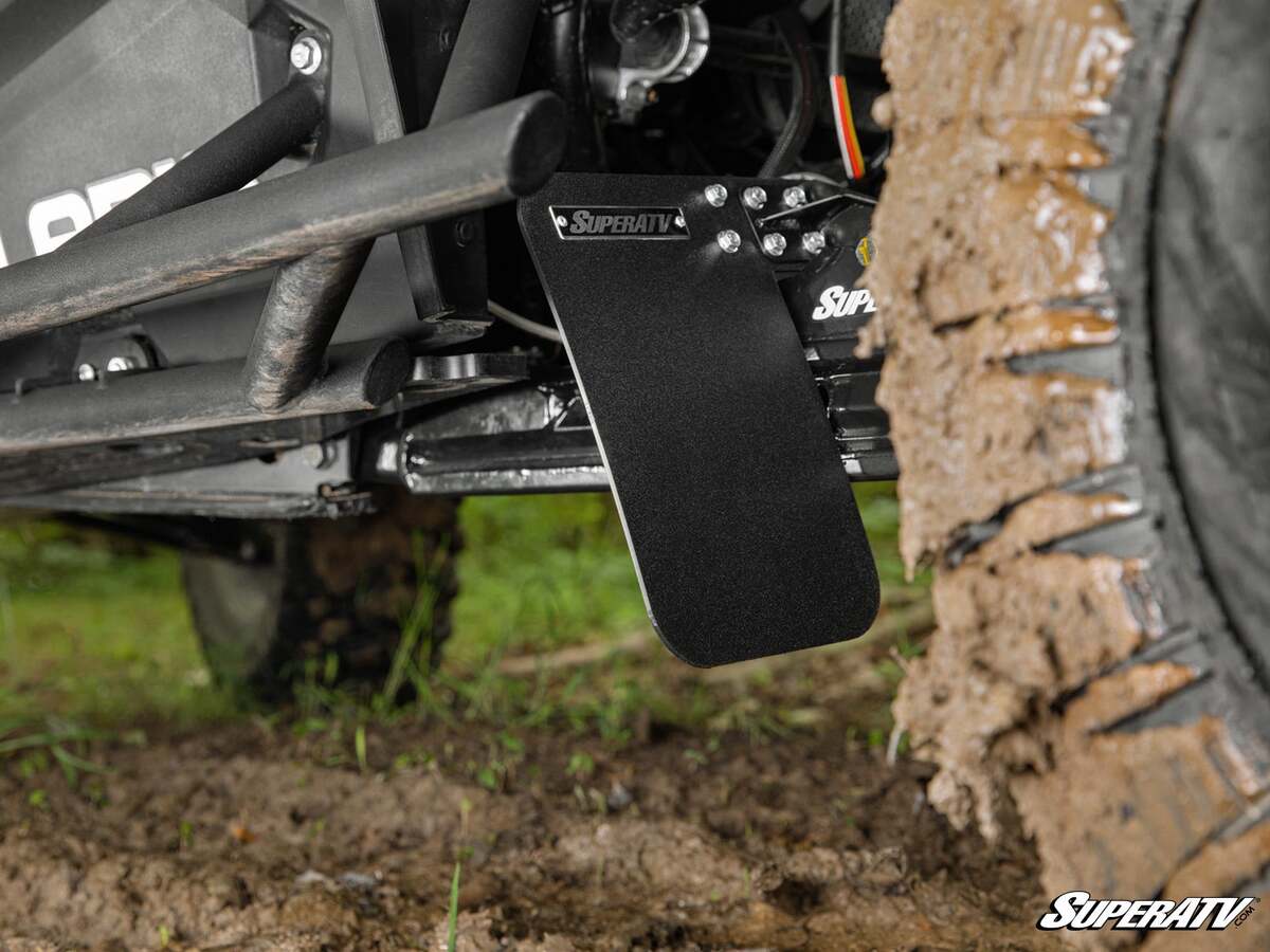 SuperATV Polaris RZR XP Turbo Mud Flaps