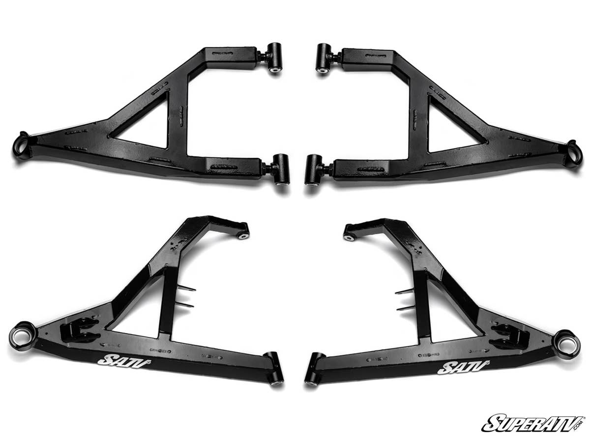 SuperATV Polaris RZR XP Turbo 1.5" Forward Offset Sidewinder A-Arms
