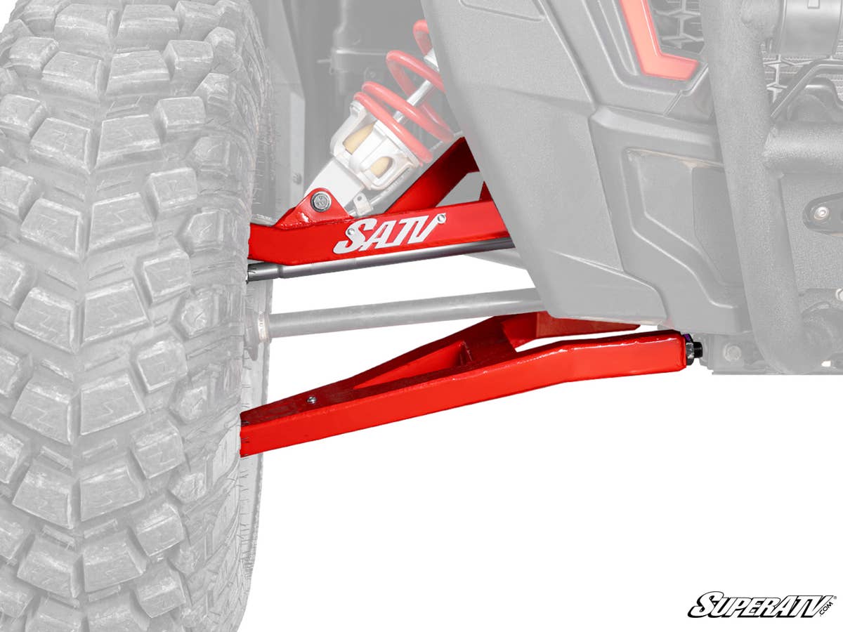 SuperATV Polaris RZR XP Turbo 1.5" Forward Offset Sidewinder A-Arms