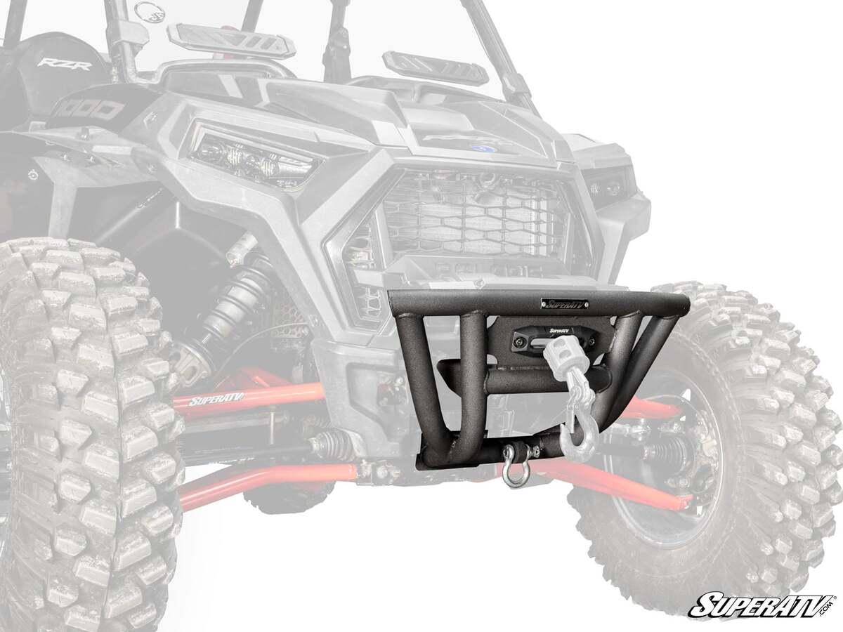 SuperATV Polaris RZR XP Turbo Winch-Ready Front Bumper