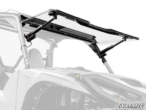 SuperATV Yamaha Wolverine X2 1000 Max Drive Power Flip Windshield