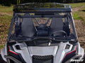SuperATV Yamaha Wolverine X2 Scratch Resistant Flip Windshield