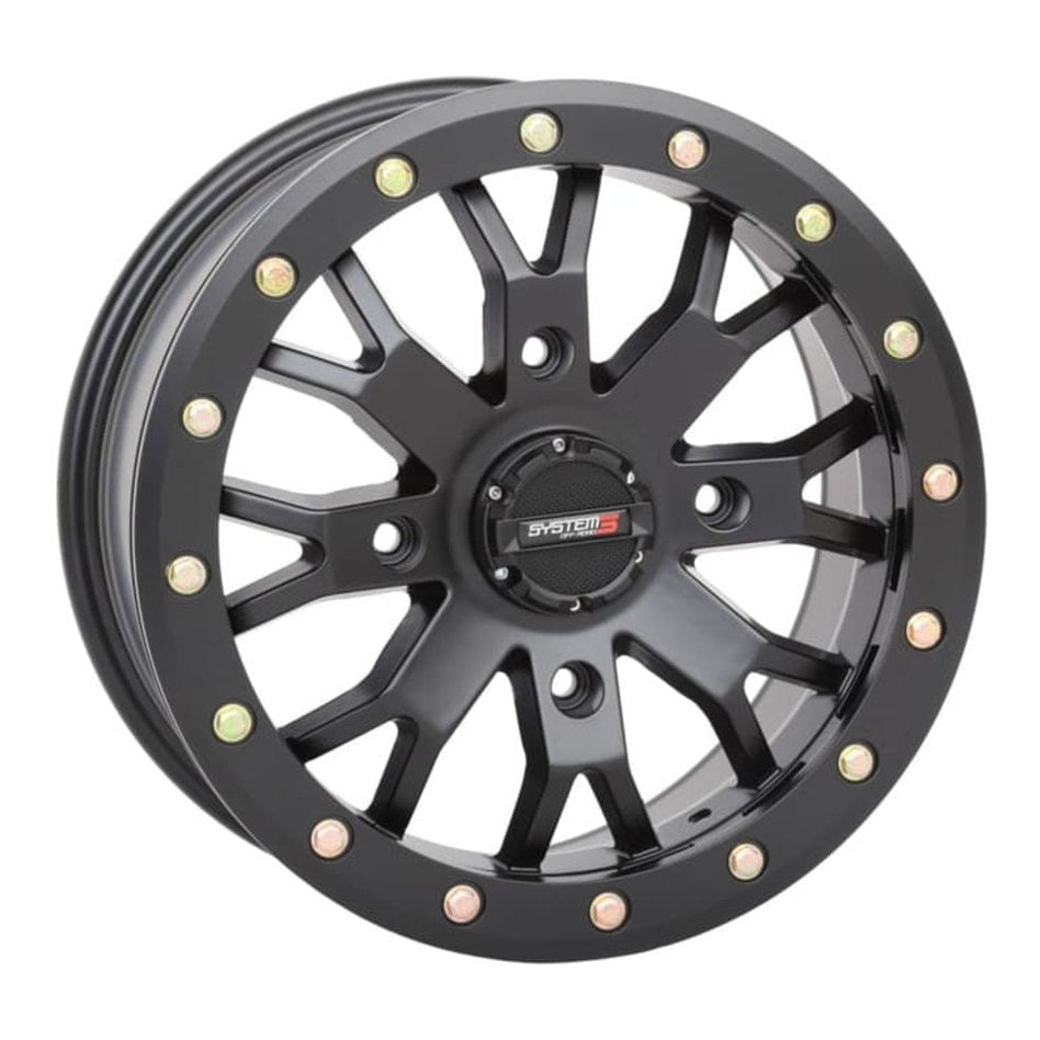 System 3 Black SB-4 Beadlock & Maxxis Liberty Performance Off Road Wheel & Tire Kit