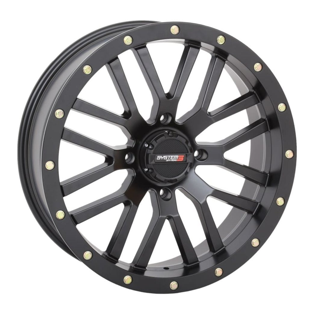 System 3 Black ST-3 & Maxxis Radial Carnivore Wheel & Tire Kit