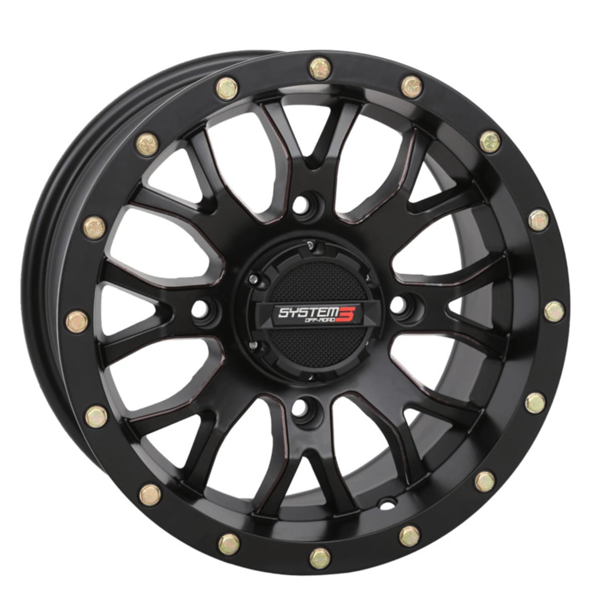 System 3 Black ST-3 & Maxxis Radial Carnivore Wheel & Tire Kit