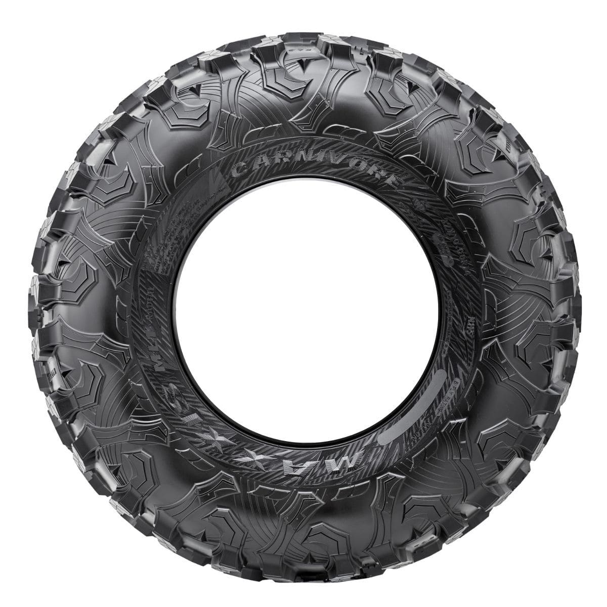 System 3 Gloss Black ST-4 & Maxxis Radial Carnivore Wheel & Tire Kit