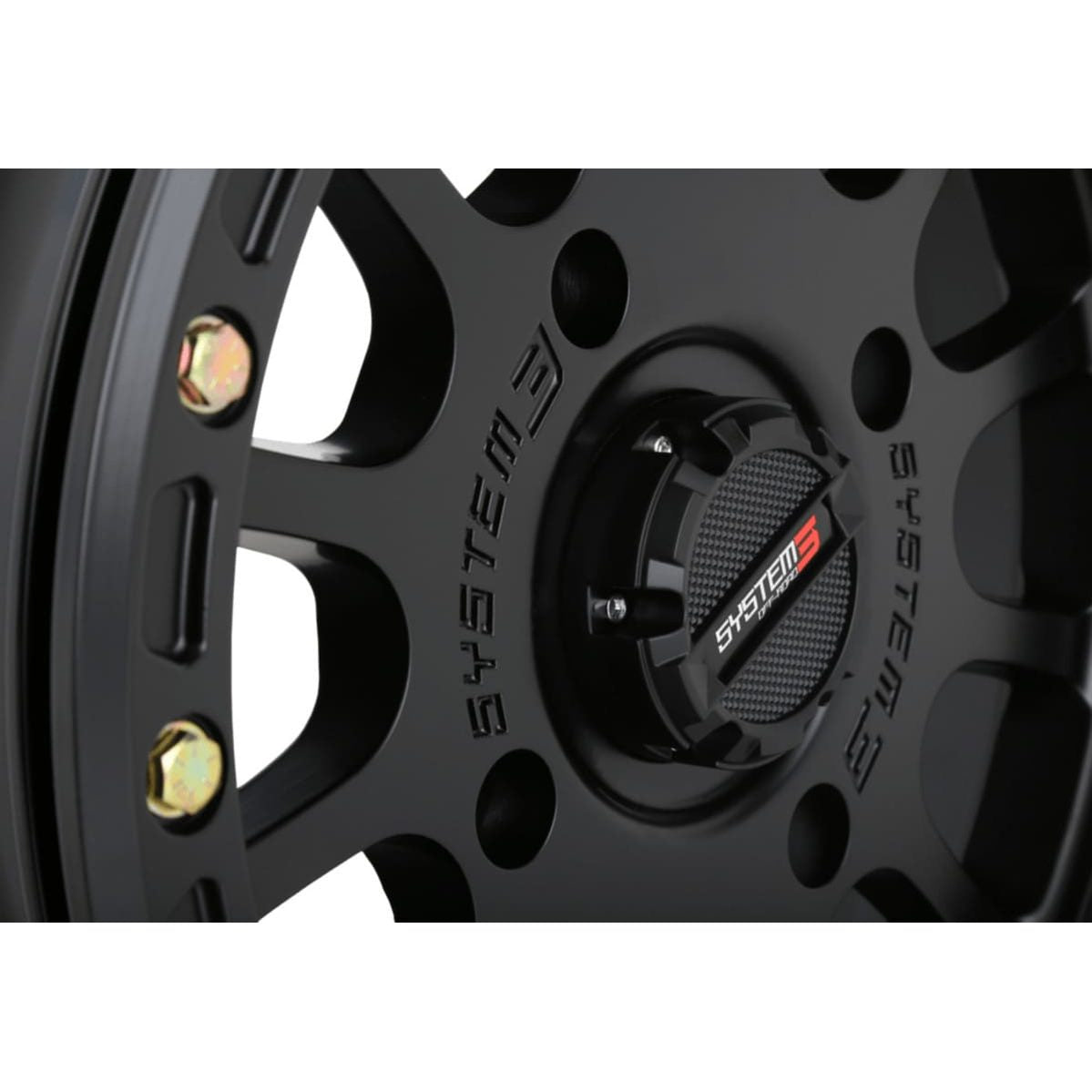 System 3 Matte Black SB-5 Beadlock & Maxxis Radial Carnivore Wheel & Tire Kit