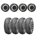 System 3 Matte Black SB-5 Beadlock & Maxxis Liberty Performance Off Road Wheel & Tire Kit