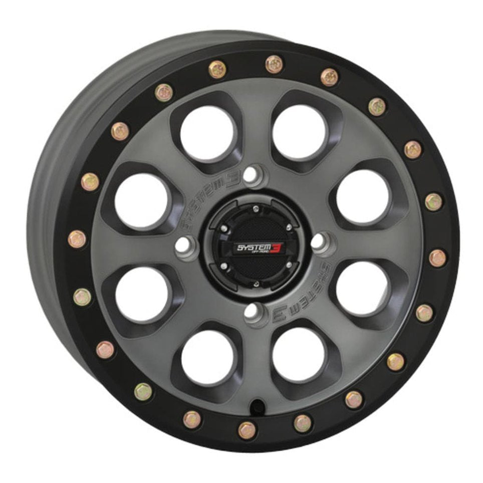 System 3 Titanium SB-7 Beadlock & Maxxis Radial Roxxzilla Wheel & Tire Kit