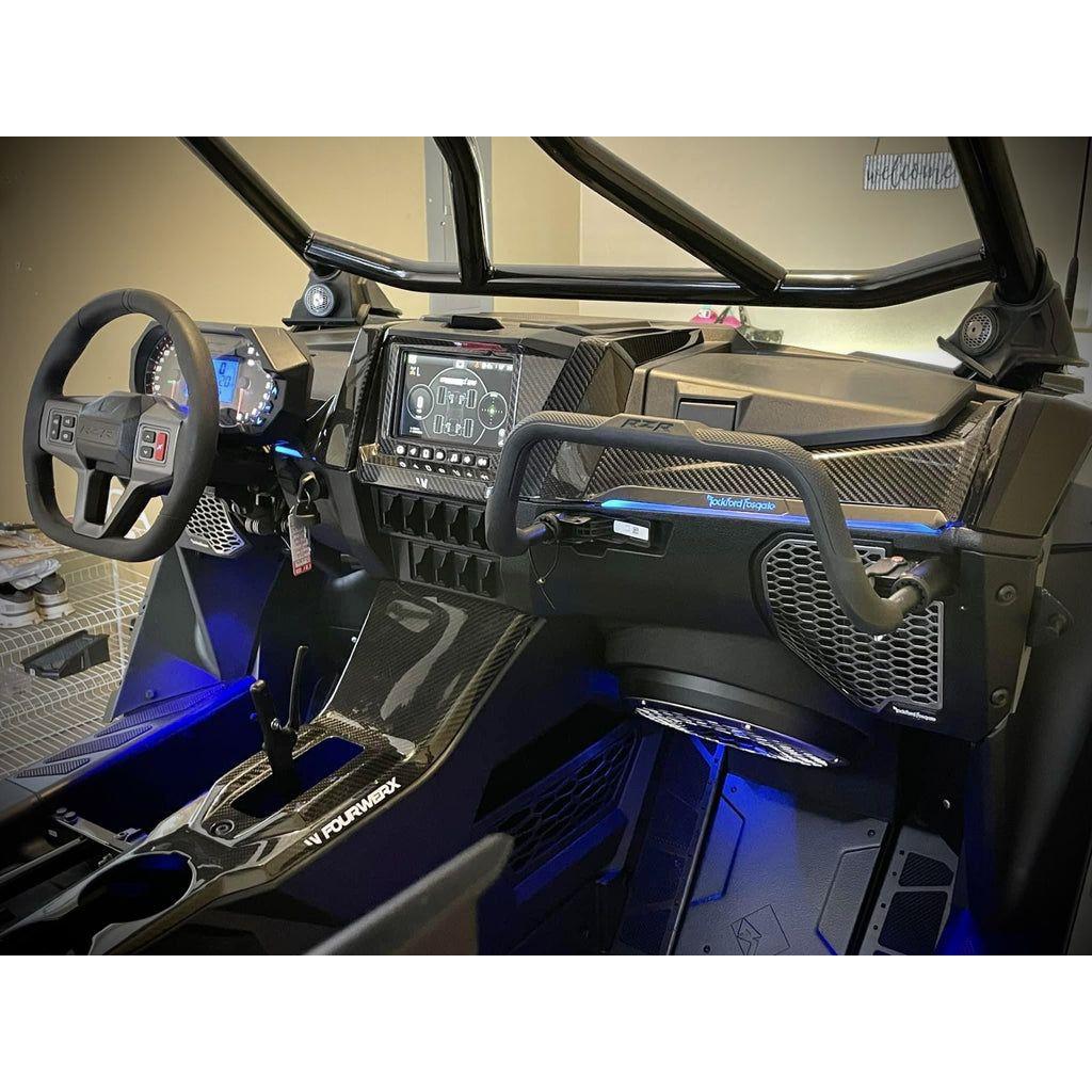 Polaris RZR Pro / Turbo R Carbon Fiber Ride Command Surround