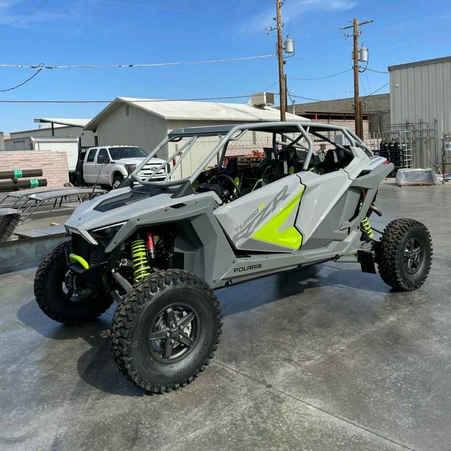 Polaris RZR Turbo R 4 Raw Roll Cage with Roof