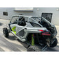 Polaris RZR Turbo R 4 Raw Roll Cage with Roof
