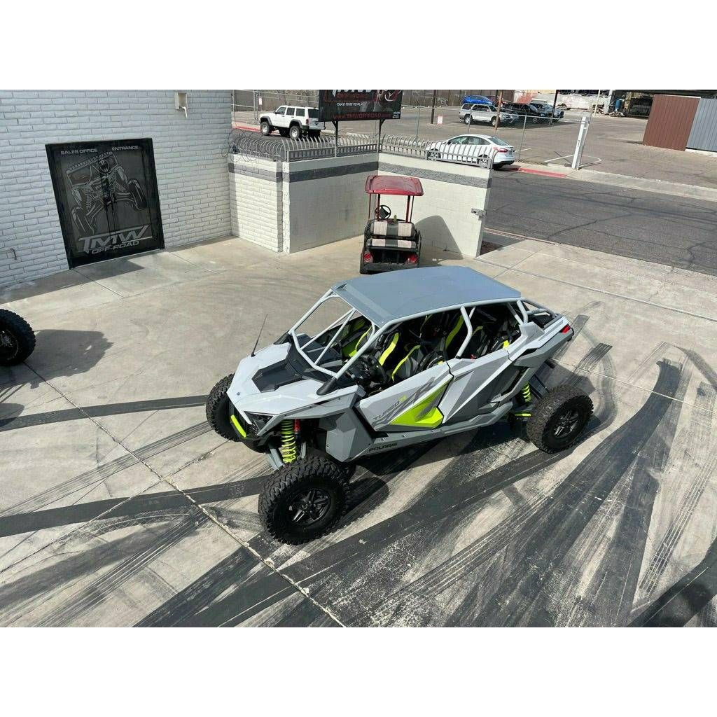 Polaris RZR Turbo R 4 Raw Roll Cage with Roof