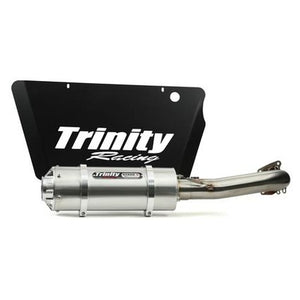 Trinity Racing RZR Turbo Stinger Exhaust - Brushed Stainless