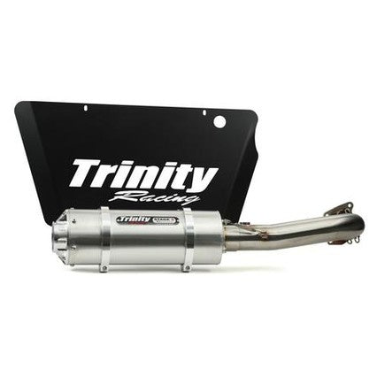 Trinity Racing RZR Turbo Stinger Exhaust - Brushed Stainless