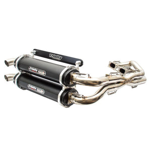 Trinity Racing '14-'23 Polaris RZR XP 1000 Full Exhaust System - Black