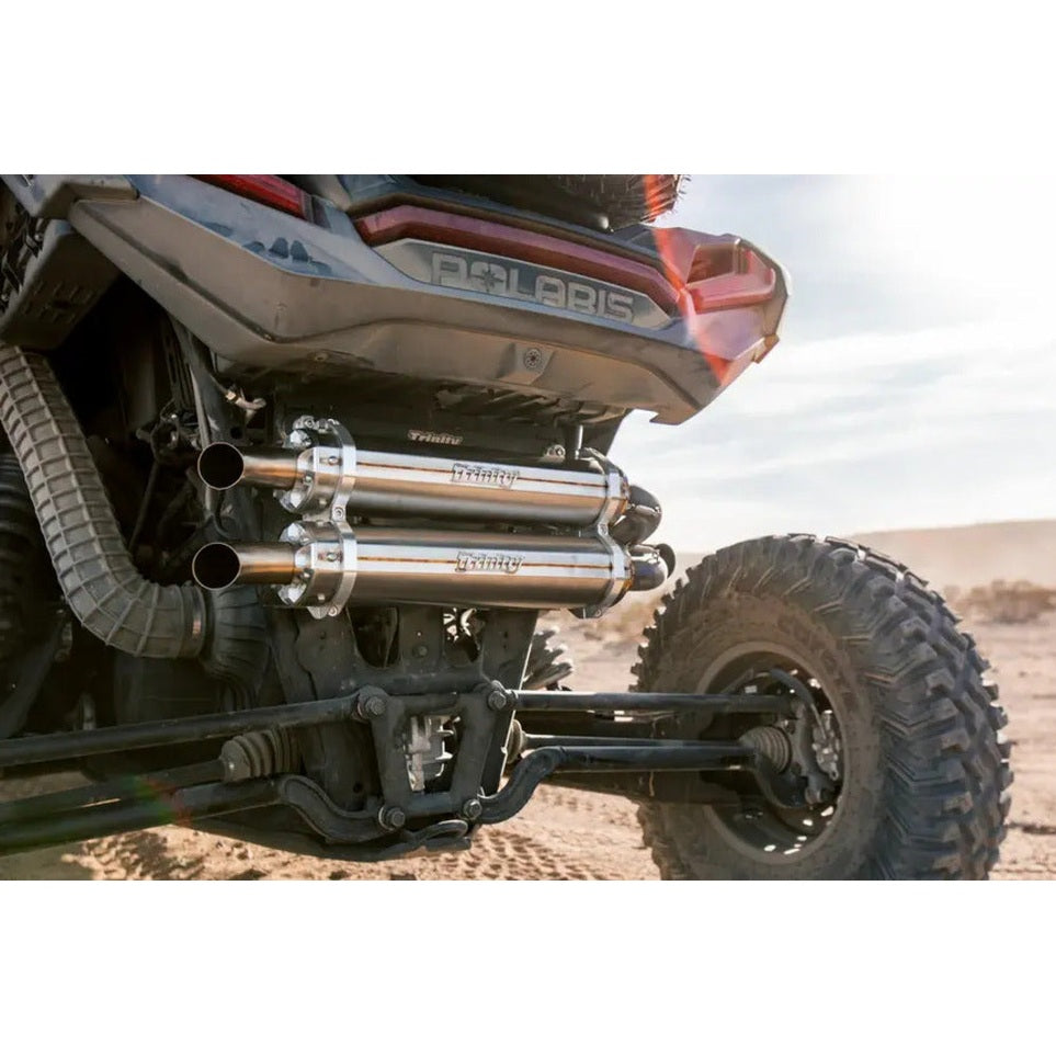 Trinity Racing '14-'23 Polaris RZR XP 1000 Stainless Steel Full Exhaust System