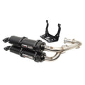 Trinity Racing '17+ Can-Am Maverick X3 Dual Full Exhaust System - Cerakote w/ Stainless Header