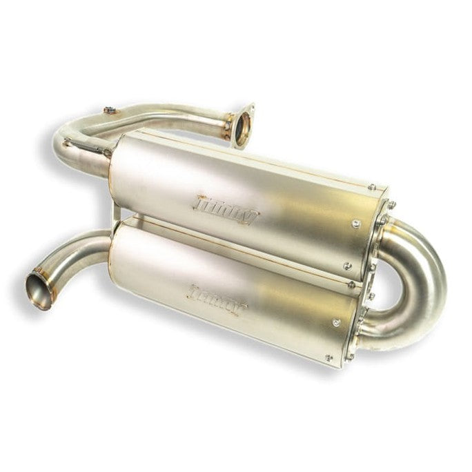 Trinity Racing '19-'25 Honda Talon 1000R Dual Muffler Single Exit Quiet Slip On Exhaust
