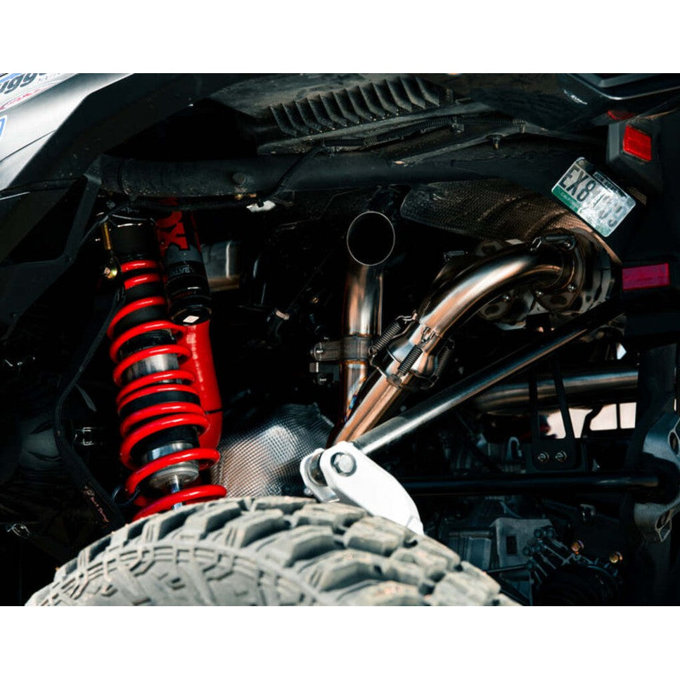 Trinity Racing Can-Am Maverick R Sidepiece Valved Head Pipe