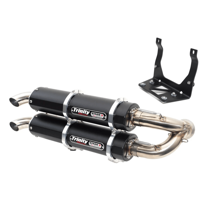Trinity Racing Can-Am Maverick X3 Slip On Exhaust - Black