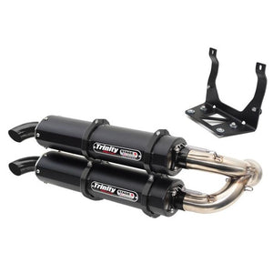 Trinity Racing Can-Am Maverick X3 Slip On Exhaust - Cerakote