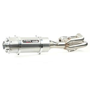 Trinity Racing Kawasaki KRX 1000 Brushed Stainless Steal Full Exhaust System